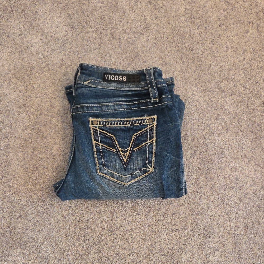 Vigoss Women's Boot Cut Jeans - Blue